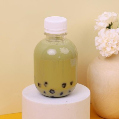 BJ ขวดPET 220cc กระปุก ฝาขาว 20ชุด