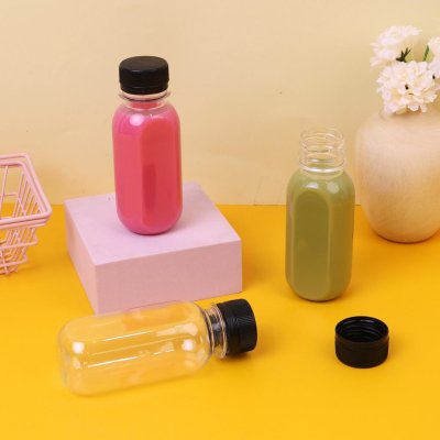 BJ ขวดPET 120cc แคปซูล ฝาดำ 20ชุด