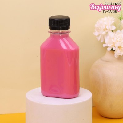 BJ ขวดPET 150cc แบนเรียบ ฝาดำ 20ชุด