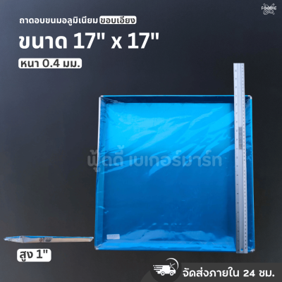 SRS ถาดขอบเอียง 17x17x1"