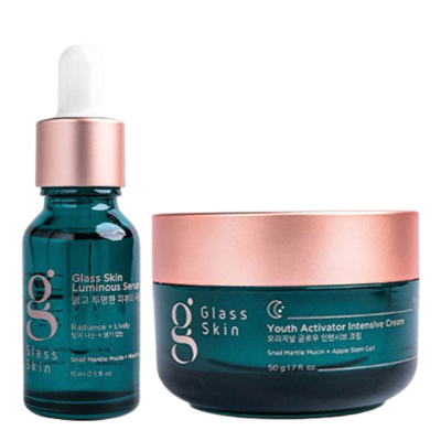 Glass Skin Dual Repair บำรุงล้ำลึก ฟื้นฟู ซ่อมแซมผิว x2