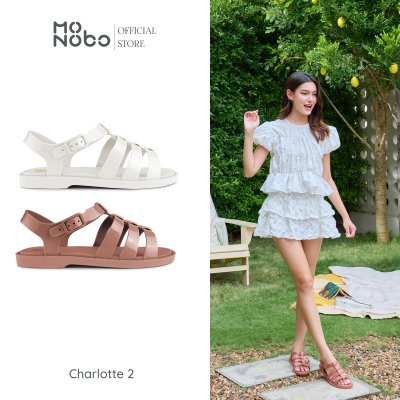 MONOBO รุ่น Charlotte2 Glossy รองเท้ารัดข้อ ของแท้ 100%