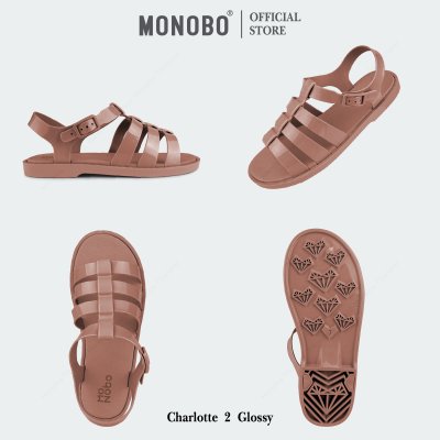 MONOBO รุ่น Charlotte2 Glossy รองเท้ารัดข้อ ของแท้ 100%