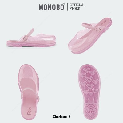MONOBO รุ่น Charlotte3 Glitter รองเท้ารัดข้อ ของแท้ 100%