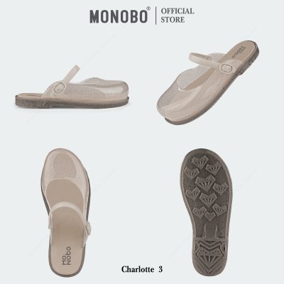 MONOBO รุ่น Charlotte3 Glitter รองเท้ารัดข้อ ของแท้ 100%