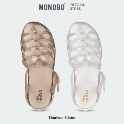 MONOBO รุ่น Charlotte Glitter รองเท้ารัดข้อ ของแท้ 100%