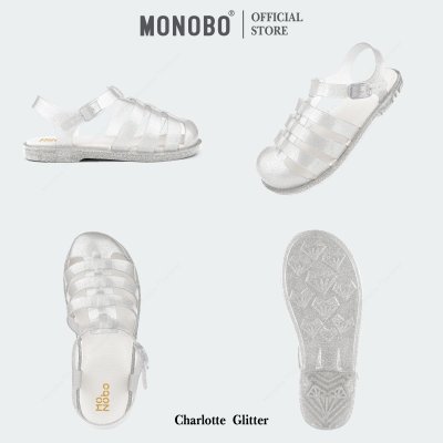 MONOBO รุ่น Charlotte Glitter รองเท้ารัดข้อ ของแท้ 100%