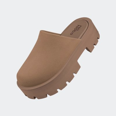 Monobo รุ่น Grace Nubuck รองเท้าแตะแบบสวมแฟชั่นเสริมส้น ของแท้100%