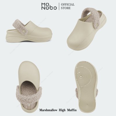 MONOBO รุ่น Marshmallow high Muffin รองเท้าแตะแบบสวมแฟขั่น  ของแท้ 100%