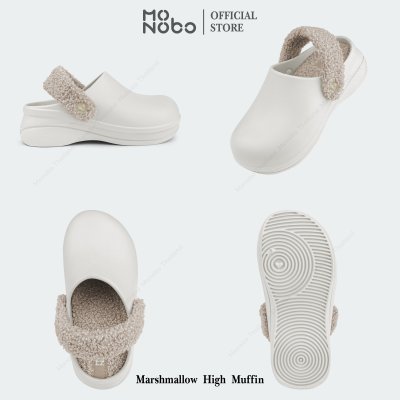 MONOBO รุ่น Marshmallow high Muffin รองเท้าแตะแบบสวมแฟขั่น  ของแท้ 100%