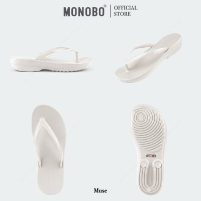 MONOBO รุ่น Muse รองเท้าแตะหูหนีบโทนหวานละมุน สไตล์เรียบหรู ใส่ง่าย ดูดีทุกลุค สำหรับผู้หญิงที่รักความมินิมอล
