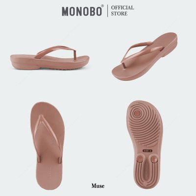MONOBO รุ่น Muse รองเท้าแตะหูหนีบโทนหวานละมุน สไตล์เรียบหรู ใส่ง่าย ดูดีทุกลุค สำหรับผู้หญิงที่รักความมินิมอล