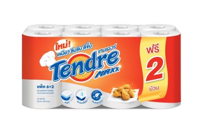 Tendre เทนเดอร์ กระดาษอเนกประสงค์ทาวเวล ดับเบิ้ลโรล