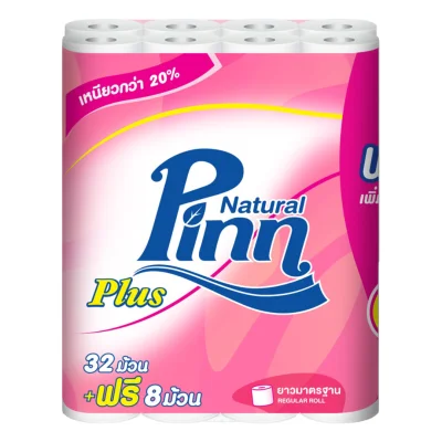 Pinn Plus พินน์ พลัส 32 + 8 ม้วน