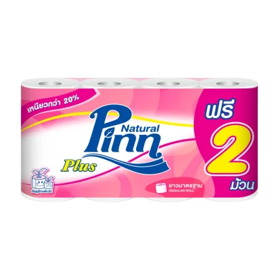 Pinn Plus พินน์ พลัส 6+2 ม้วน