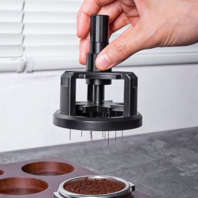 ETZEL เข็มเกลี่ยผงกาแฟ 58mm Needle Rotary ที่เกลี่ยผงกาแฟแบบเข็ม