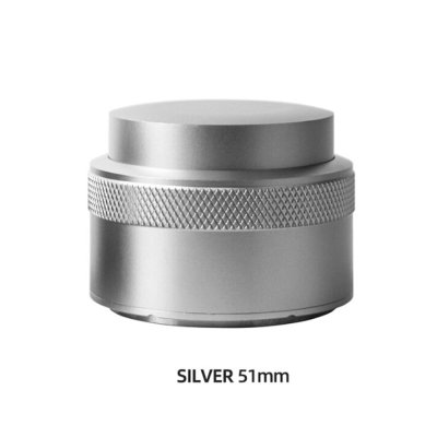 Tamper spring แทมเปอร์สปริง หน้าเรียบ ขนาด 51 และ 58 mm. สีดำ/เงิน