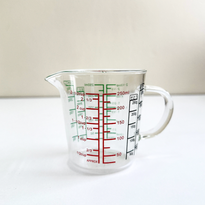 แก้วตวง ถ้วยตวงแก้ว ถ้วยตวงน้ำ 500ml / 200ml ทนความร้อนสูง เนื้อแก้วใส ทนทาน