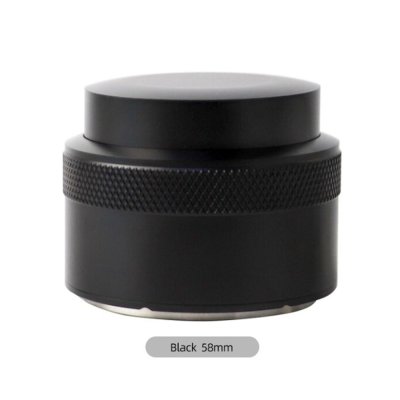 Tamper spring แทมเปอร์สปริง หน้าเรียบ ขนาด 51 และ 58 mm. สีดำ/เงิน