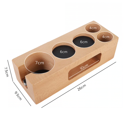 Tamper Holder แท่นวางด้ามชงกาแฟ กันลื่น แบบไม้และแบบพลาสติก ABS