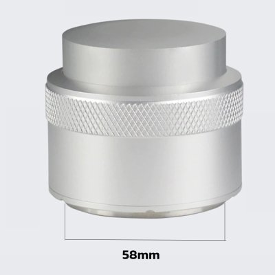 Tamper spring แทมเปอร์สปริง หน้าเรียบ ขนาด 51 และ 58 mm. สีดำ/เงิน
