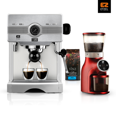 เครื่องชงกาแฟ สำหรับเปิดร้าน Professional Set SN603 + เครื่องบดเมล็ดกาแฟSN9401D ฟรีเมล็ดกาแฟ VINZ 250 กรัม