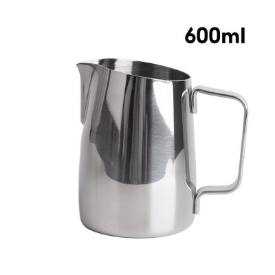 พิชเชอร์เหยือกสแตนเลสตีฟองนมหัวตัดเฉียง Pitcher ขนาด 300ml/600ml อุปกรณ์บาริสต้า