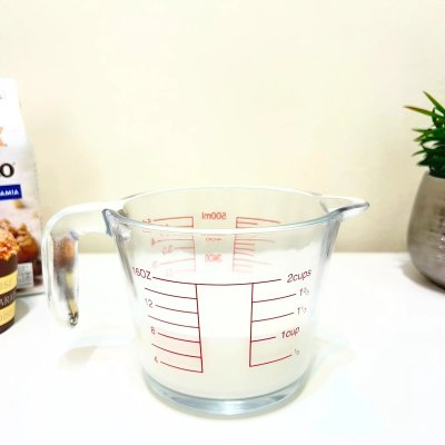 ETZEL ถ้วยตวงแก้วตวงพิมพ์สเกล  500ml เหยือกตวง แก้วอย่างหนา  ทนความร้อนสูง ทนทาน สามารถอุ่นได้