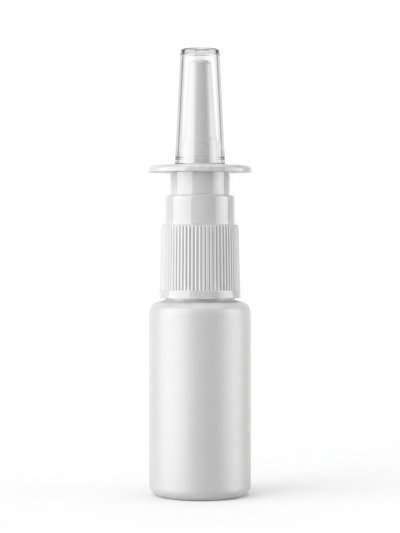 ขวดยาพ่นจมูก HDPE 15ml. สีขาว