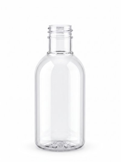 ขวดน้ำยาบ้วนปาก PET 200ml. กลม สีใส