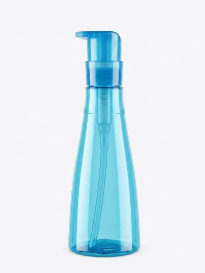 ขวดปั๊ม PET 680ml. สีฟ้า