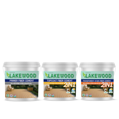 เลควูด สีย้อมไม้ไฟเบอร์สีเมนต์ (สูตรน้ำ)