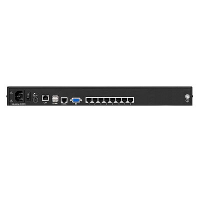 HT1108 : KINAN 1-Local / 1-Remote Access 8 Port CAT5 KVM over IP Switch