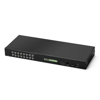 HT1116 : KINAN 1-Local / 1-Remote Access 16 Port CAT5 KVM over IP Switch