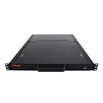 HT1724 : KINAN 17” 24 Port CAT5 LCD KVM over IP Switch 1-Local / 1-Remote Access