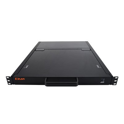 HT5724 : KINAN 17” 24 Port CAT5 LCD KVM over IP Switch 1-Local / 2-Remote Access