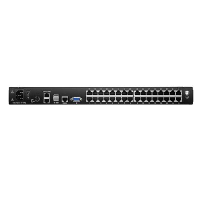 HT5732 : KINAN 17” 32 Port CAT5 LCD KVM over IP Switch 1-Local / 2-Remote Access