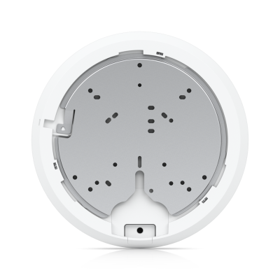 U6-Enterprise : Ceiling-mounted WiFi 6E AP with 10 spatial streams and 6 GHz support to provide seamless, multi-band coverage within high client density environments.