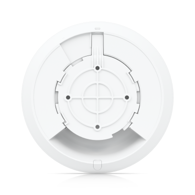 U6+: Compact ceiling-mounted WiFi 6 AP with 4 spatial streams, enhanced performance, and dual-band WiFi 6 support.