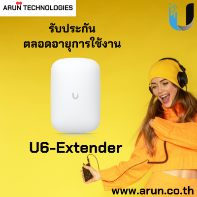 Ubiquiti Unifi U6-Extender Wireless Access Point with "รับประกันตลอดอายุการใช้งาน"