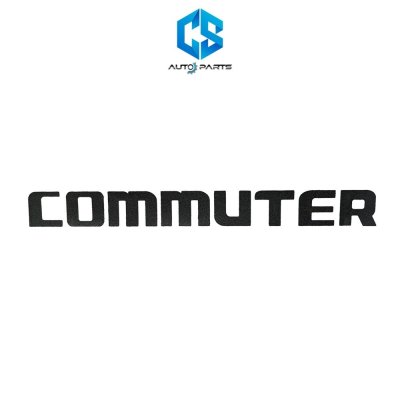 สติ๊กเกอร์ COMMUTER - TOYOTA COMMUTER (ติดฝาท้าย)
