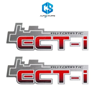 สติ๊กเกอร์ ECT-I AUTOMATIC - TOYOTA VIGO รุ่น2 (เกียร์ออโต้)(ติดข้างท้ายกระบะ)