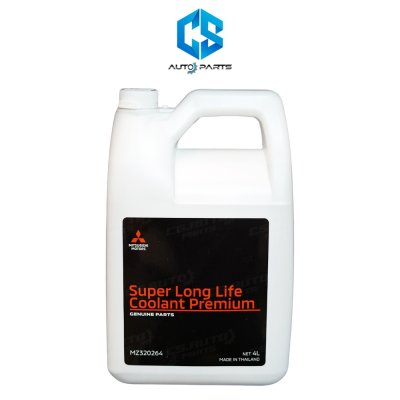 น้ำยาหม้อน้ำ,หล่อเย็น MITSUBISHI สีฟ้า SUPER LONG LIFE COOLANT PREMIUM ECO CAR (4ลิตร) เหมาะกับรถปี 2000 ขึ้นไป