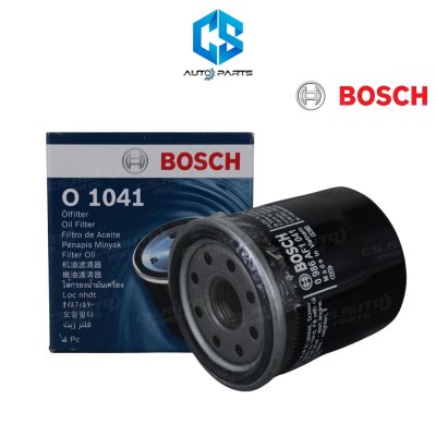 BOSCH กรองน้ำมันเครื่อง (1041) TOYOTA VIOS 1.5 ปี02-23,YARIS 1.5 ปี04-13,ALTIS 1.6,1.8 ปี02-23,C-HR,CROSS