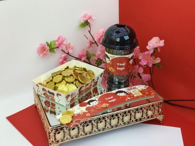 ปลอกสวมแก้ว - ตรุษจีน มั่งคั่ง