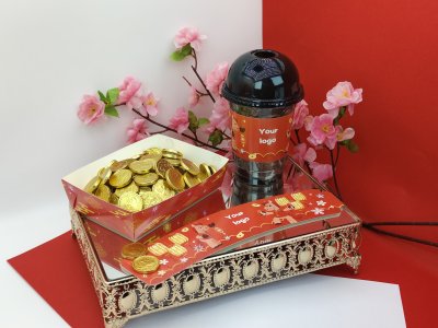 ปลอกสวมแก้ว - ตรุษจีน มั่งคั่ง