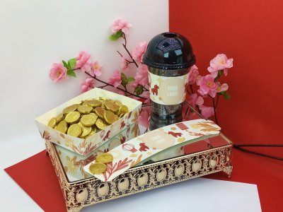 ปลอกสวมแก้ว - ตรุษจีน มั่งคั่ง