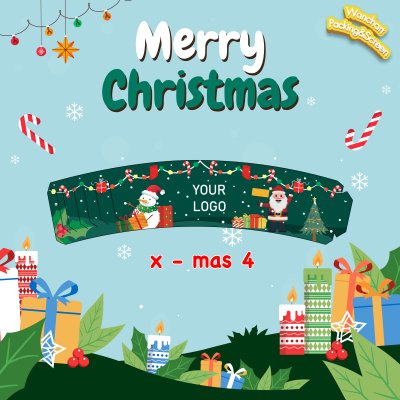 ปลอกสวมแก้ว - Xmas & New Year Festival