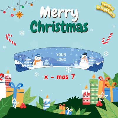 ปลอกสวมแก้ว - Xmas & New Year Festival