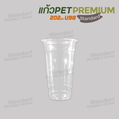 แก้วเนื้อ PET 22oz. U98 เนื้อหนา - Premium